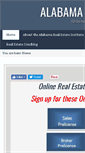 Mobile Screenshot of alabamarealestateinstitute.com